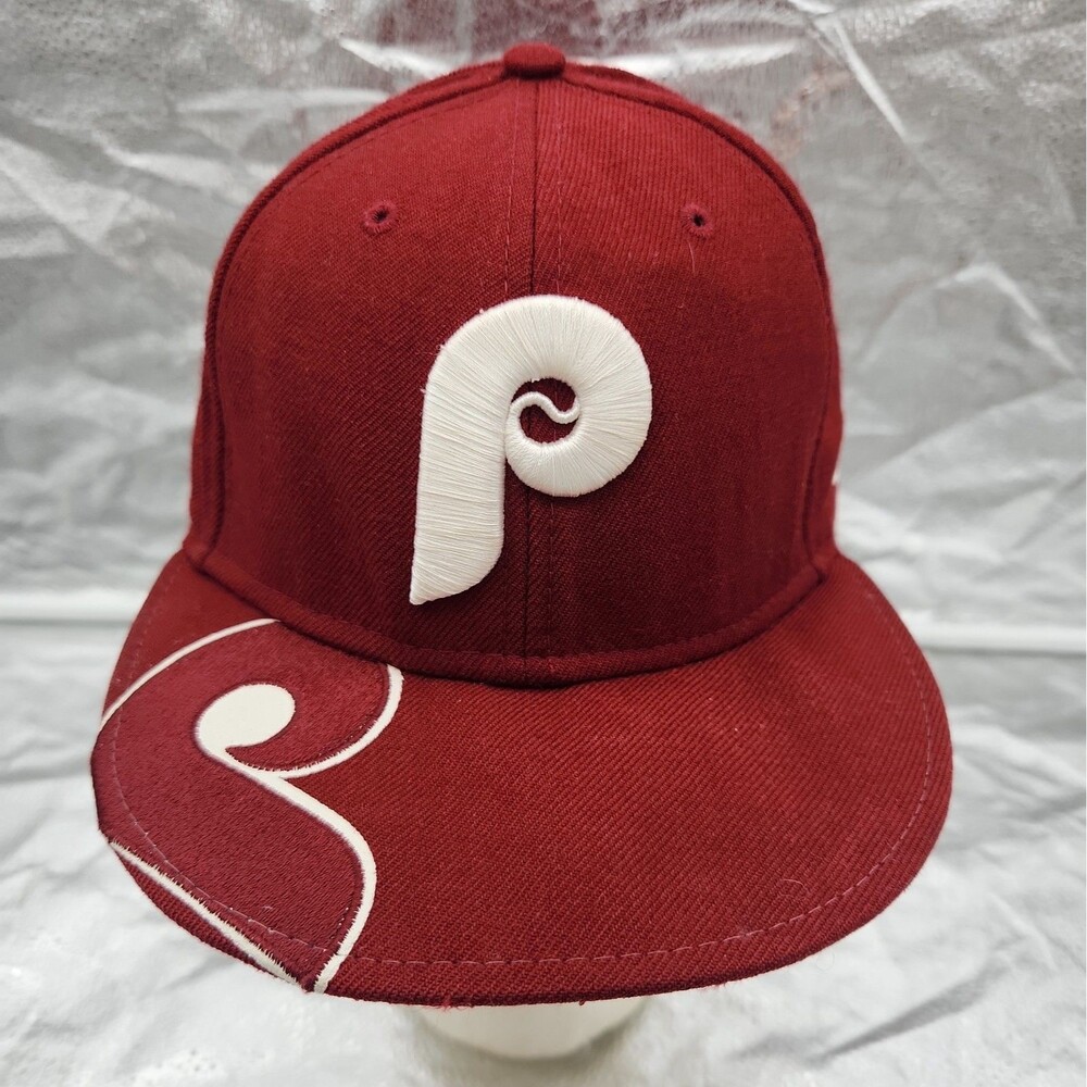 Cap Philadelphia Phillies New Era Cooperstown Coll 7 1/4 Authentic 59FIFTY Hat